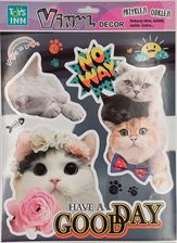 Zdjęcie Stnux Naklejki Winylowe Zwierzaki Koty No Way - Warszawa