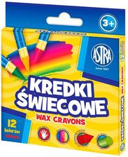Zdjęcie Astra Art-Pap Kredki Świecowe Okrągłe 12 Kolorów - Bełchatów