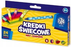 Zdjęcie Astra Art-Pap Kredki Świecowe Okrągłe 24 Kolory - Bodzentyn
