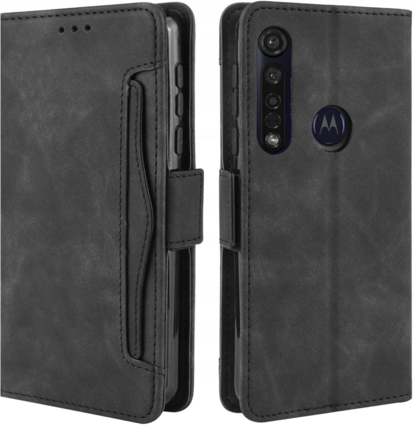 Custodia Portafoglio In Pelle PU Per Motorola Moto G8 Power Lite – Con Chiusura Magnetica, Supporto Integrato E Cinturino Da Polso. Protegge Da Urti E Graffi. - 4
