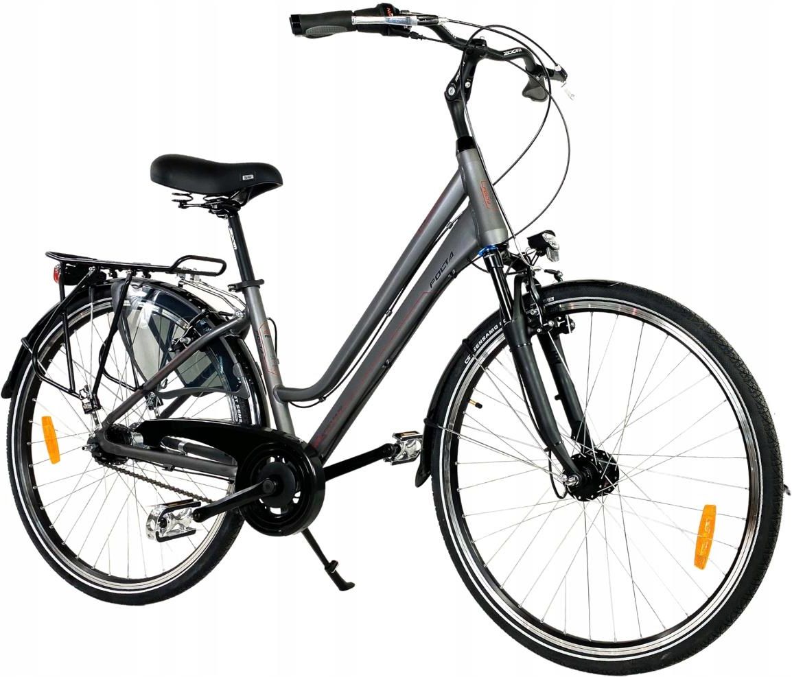 Folta Damski Miejski Trekking Shimano Nexus Czerwony 28 2022 Rowery