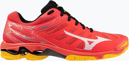 Mizuno Wave Voltage Radiant Red/White/Carrot Curl