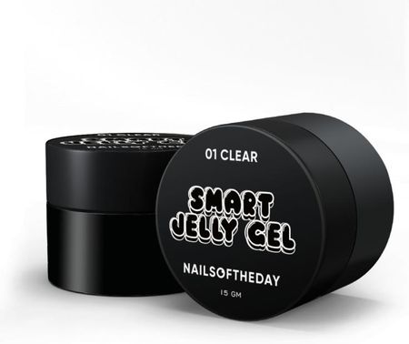 Nailsoftheday Smart Jelly Gel 01 Przezroczysty Budujący Żel-Galaretka 15 G