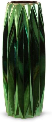 Wazon Dekoracyjny Szklany Negro 17X17X45 Zielony