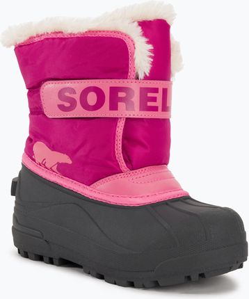 Śniegowce juniorskie Sorel Snow Commander tropic pink/deep blush | WYSYŁKA W 24H | 30 DNI NA ZWROT