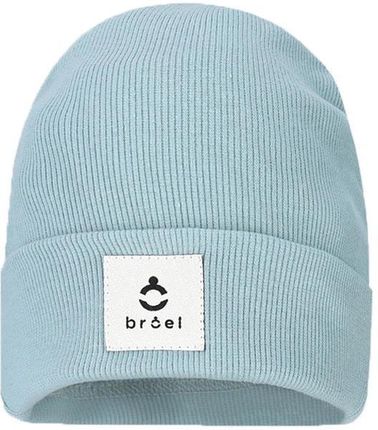 BROEL WERIDIANA czapka prążkowana w wywinięciem niebieska rozmiar: 52-54