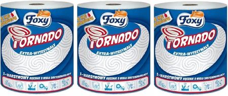 Foxy Zestaw Tornado Ręcznik Papierowy 3 Opakowania W Zestawie