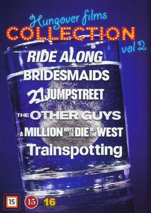 HUNGOVER FILMS COLLECTION: Trainspotting / 21 Jump Street / Bridesmaids / Ride Along / The Other Guys (DVD)