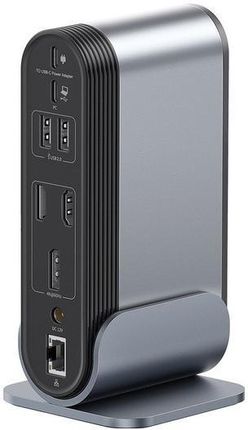 Baseus UnionJoy 17w1 (USB-C do HDMI+DP+USB+PD+PC+RJ45+SD/TF+3.5mm+DC）