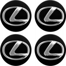 Zdjęcie Dekielki zaślepki kapsle dekielek LEXUS 62 mm Czarny połysk - Dąbie