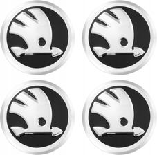 Zdjęcie Dekielki zaślepki kapsle dekielek ŠKODA 56 mm Czarny połysk - Sośnicowice