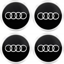 Zdjęcie Dekielki zaślepki kapsle dekielek AUDI 69 mm Czarny połysk - Krzeszowice