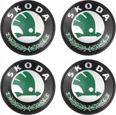 Zdjęcie Dekielki zaślepki kapsle dekielek ŠKODA 56 mm Czarny połysk - Katowice