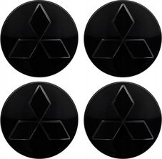 Zdjęcie Dekielki zaślepki kapsle dekielek MITSUBISHI 60 mm Czarny połysk - Katowice