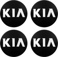 Zdjęcie Dekielki zaślepki kapsle dekielek KIA 58 mm Czarny połysk - Sośnicowice
