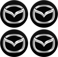 Zdjęcie Dekielki zaślepki kapsle dekielek MAZDA 56 mm Czarny połysk - Krzeszowice