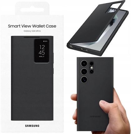Samsung Oryginalne Etui Smart View Wallet Case Do Galaxy S24 Ultra Cover Z Klapką
