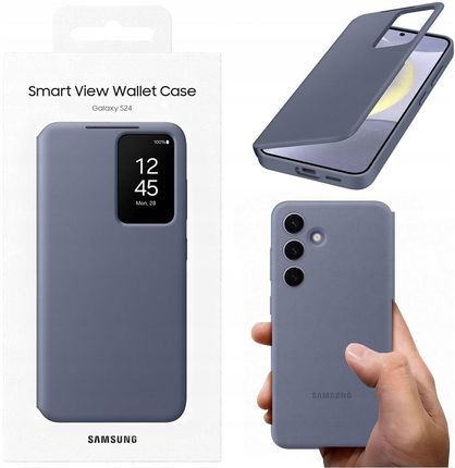 Samsung S24 Smart View Wallet Case Cover Etui Pokrowiec Oryginalne Z Klapką