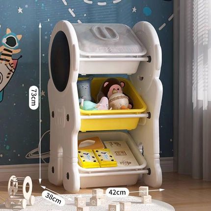 Organizer Pojemniki Regał dla dzieci na zabawki Kosmonauta