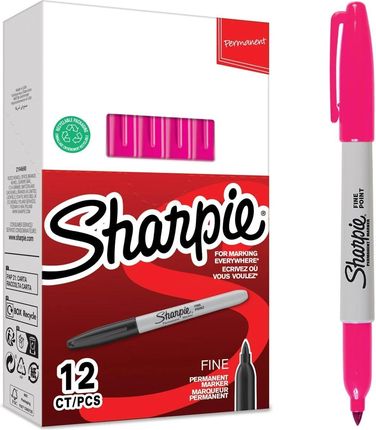 Sharpie Permanent Marker Fine Magenta 12-Tuck (2194216)