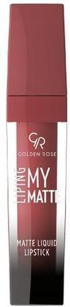 Golden Rose My Matte Lip Ink Matte Liquid Lipstick Matowa Pomadka Do Ust Z Wegańską Formułą 19