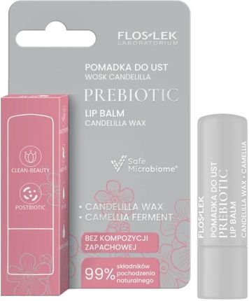 Floslek Prebiotic Lip Care Prebiotyczna Pomadka Do Ust Wosk Candelilla 4G