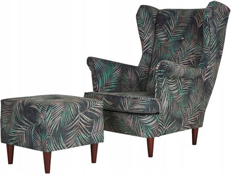 Family Meble Fotel Uszak Z Podnóżkiem Ari Print (M121_11614223220)