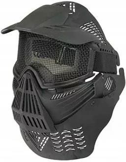 Gfc Tactical Pełna Maska Gf Tactical Guardian V2 Czarna Maska Taktyczna Militaria