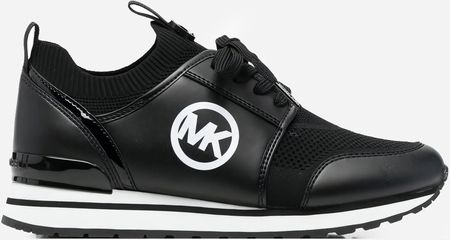 Sneakersy damskie z siatki na platformie do kostki wsuwane Michael Kors 43T2DAFS3D-001 Czarne