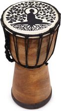 Zdjęcie Brahmashop Ręcznie Robiony Bęben Djembe 25cm DD03 - Zielonka