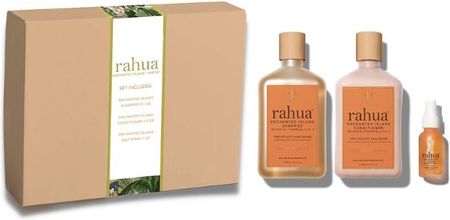 Rahua Enchanted Island Hair Care Set Świateczny Zestaw Bestsellerowego Szamponu 275ml + Odżywki 275ml + Spray 30ml