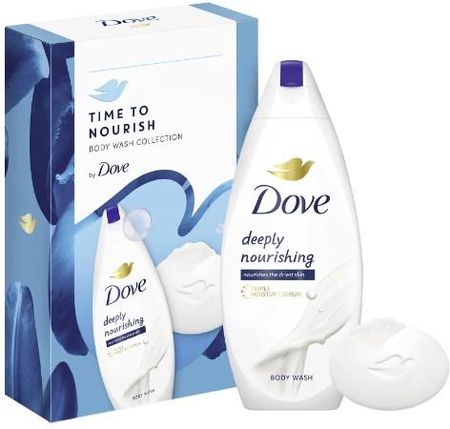 Dove Deeply Nourishing Women Gift Set Shower Gel 250ml + Solid Soap 90 G