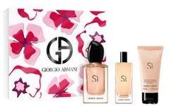 Giorgio Armani Sì Edp 50ml + Edp Travel Size 15ml + Body Lotion Zestaw Zapachowy 1 Szt.