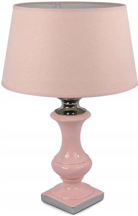 Elmeri Lampka Ceramiczna Wysoka Stołowa Nocna Różowa Duża (444034)