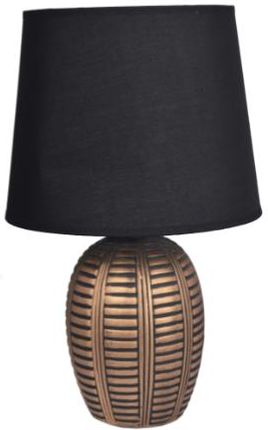 Ewax Lampa Ceramiczna Złoto-Czarna