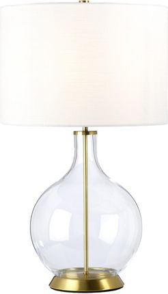 Elstead Lighting - Lampa Stołowa Orb E27 Mosiądz/Biały Orb-Clear-Ab-Wht