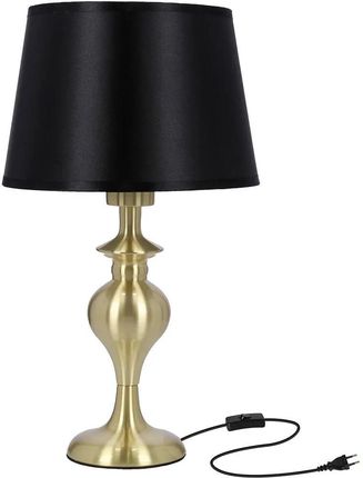 Lampa stołowa Candellux Prima 1x60W E27 złoty/czarny 41-09227