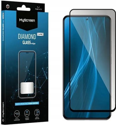 Myscreenprotector Szkło Hartowane 5D Xiaomi Poco X6 5G Myscreen Diamond Glass Edge Lite Full Glue Czarne