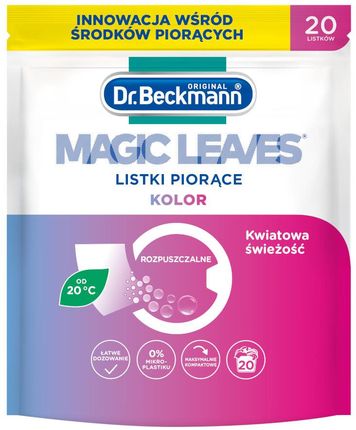Dr. Beckmann Magic Leaves Chusteczki Listki Piorące Do Prania Kolor 20 Prań