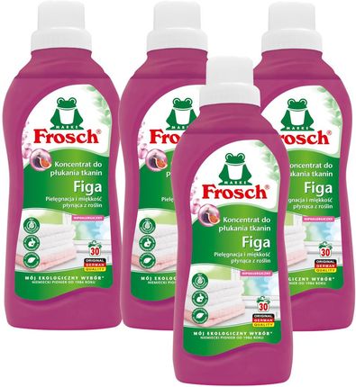 Frosch Ekologiczny Koncentrat Płyn Do Płukania Zmiękczania Tkanin 750ml x4