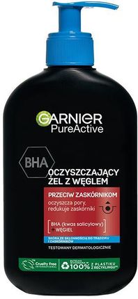 Garnier Pure Active Oczyszczający Żel Z Węglem Przeciw Zaskórnikom 250Ml