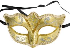 Zdjęcie Hanmar Maska Karnawałowa Złota B14AKR - Kórnik