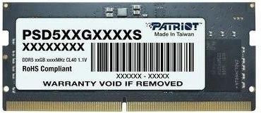Patriot Memory Patriot Ddr5 32Gb 5600Mhz Sodimm Signature (PSD532G56002S)