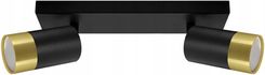 Zdjęcie Struhm Oprawa Ścienno-Sufitowa Puzon Spt Gu10 2L Black/Golden Czarny/Złoty 04278 (4278) - Twardogóra