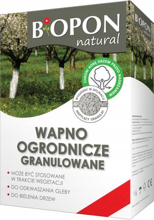 Bros Biopon Natural Wapno Ogrodnicze Granulowane 3kg