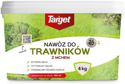 Target Nawóz Do Trawników Wypierający Mech Z Mikroskładnikami 4kg