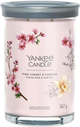 Yankee Candle Tumbler Z 2 Knotami Pink Cherry & Vanilla