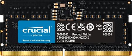 Pamięć RAM Crucial 64GB [1x32GB 5600MHz DDR5 CL46 SODIMM] (CT2K32G56C46S5)