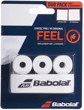 Zdjęcie Babolat Owijka Bazowa Duo Pack Syntec Pro Grip + Vs Overgrip Biała - Słupsk
