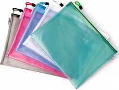 Zdjęcie Torebka Na Zamek A4 Mesh Eva Paczka 5Szt. Mix - Bartoszyce